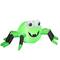 4ft. Airblown® Inflatable Halloween Green & Black Spider with LED Lights